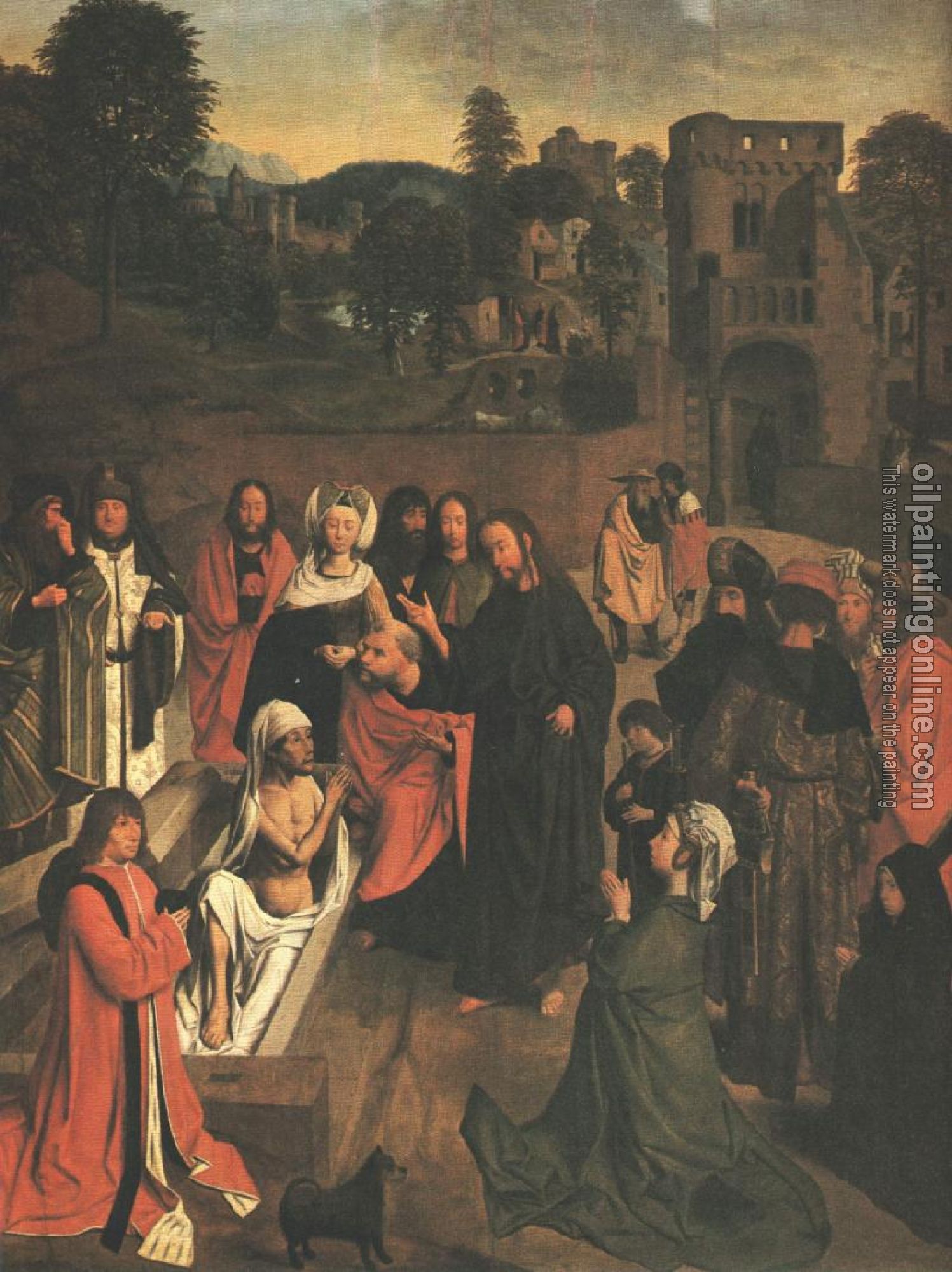 Geertgen tot Sint Jans - The Raising of Lazarus